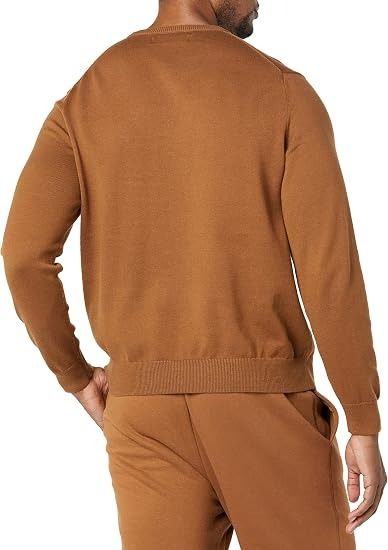 Brown Crew Neck Sweater imagen 3